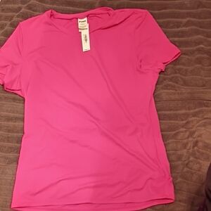 PINK Victoria's Secret Bright Pink Short Sleeve Tee